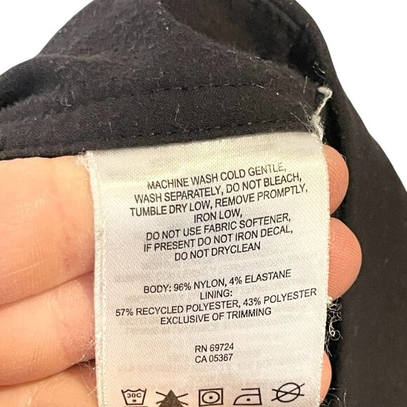 COLUMBIA Stretchy Black Pull On Drawstring Straight Leg Hiking Athletic Pants 16 - Picture 6 of 6